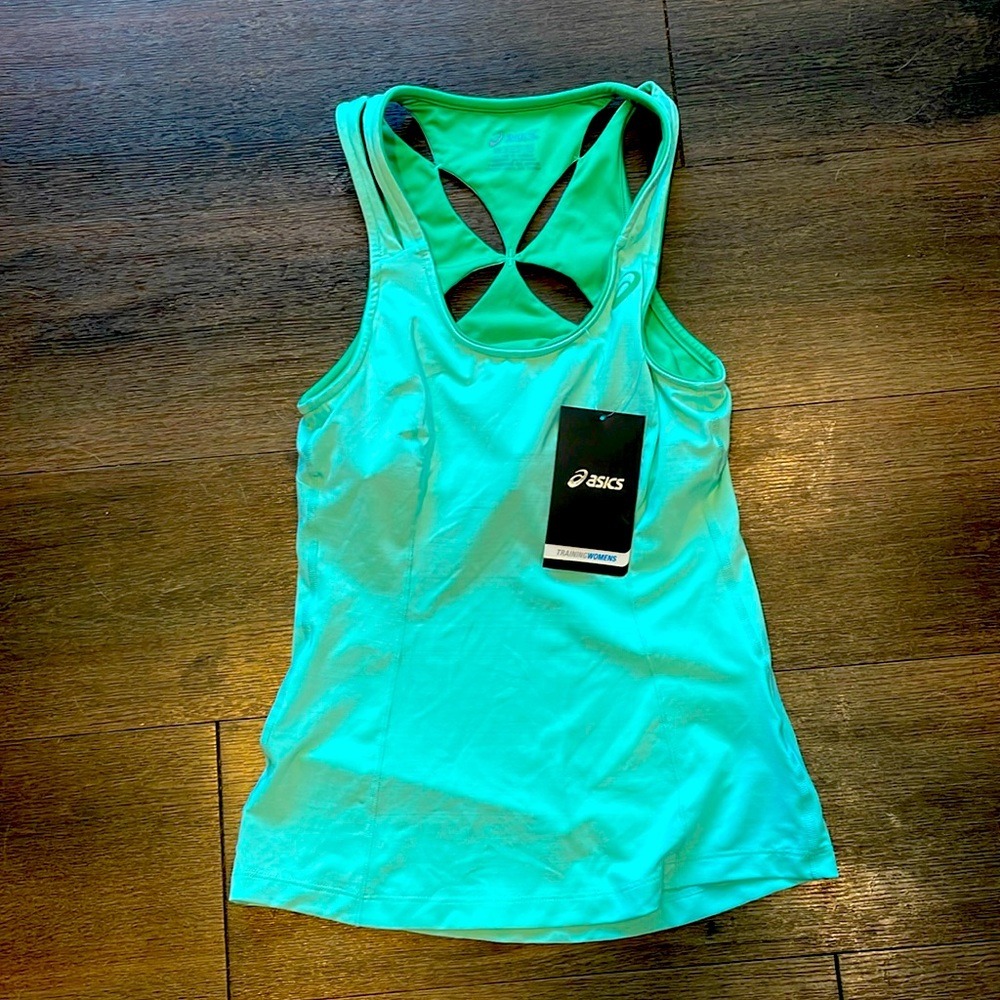 Asics sports top with built in bra